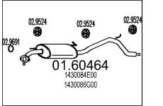 Zadní tlumič výfuku MTS 01.60464