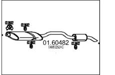 Zadní tlumič výfuku MTS 01.60482