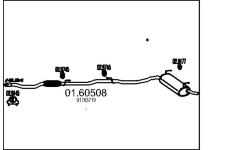 Zadní tlumič výfuku MTS 01.60508