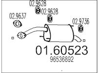 Zadni tlumic vyfuku MTS 01.60523