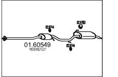 Zadní tlumič výfuku MTS 01.60549