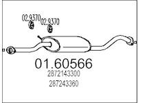Zadní tlumič výfuku MTS 01.60566