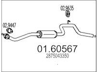 Zadni tlumic vyfuku MTS 01.60567