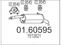 Zadní tlumič výfuku MTS 01.60595