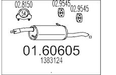 Zadní tlumič výfuku MTS 01.60605
