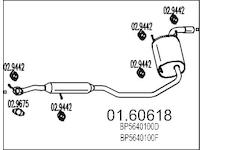 Zadní tlumič výfuku MTS 01.60618