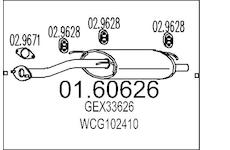 Zadní tlumič výfuku MTS 01.60626