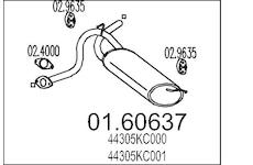 Zadni tlumic vyfuku MTS 01.60637