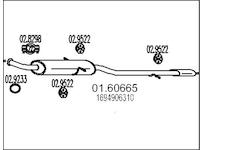 Zadní tlumič výfuku MTS 01.60665
