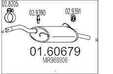 Zadní tlumič výfuku MTS 01.60679