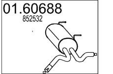 Zadní tlumič výfuku MTS 01.60688