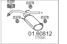 Zadní tlumič výfuku MTS 01.60812