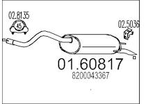 Zadní tlumič výfuku MTS 01.60817