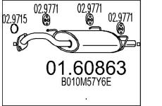 Zadni tlumic vyfuku MTS 01.60863