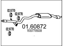 Zadni tlumic vyfuku MTS 01.60872