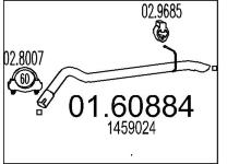 Zadní tlumič výfuku MTS 01.60884