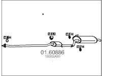 Zadní tlumič výfuku MTS 01.60886