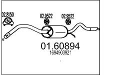 Zadni tlumic vyfuku MTS 01.60894