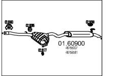 Zadní tlumič výfuku MTS 01.60900