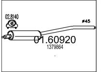 Zadní tlumič výfuku MTS 01.60920