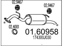 Zadní tlumič výfuku MTS 01.60958