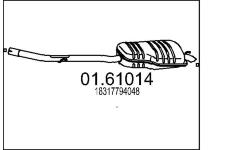 Zadni tlumic vyfuku MTS 01.61014