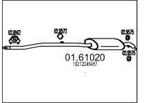 Zadní tlumič výfuku MTS 01.61020