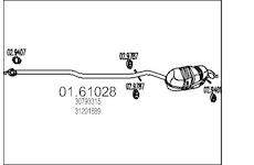 Zadní tlumič výfuku MTS 01.61028