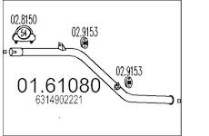 Zadní tlumič výfuku MTS 01.61080