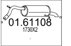 Zadni tlumic vyfuku MTS 01.61108