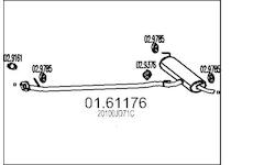 Zadní tlumič výfuku MTS 01.61176