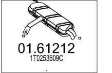 Zadní tlumič výfuku MTS 01.61212