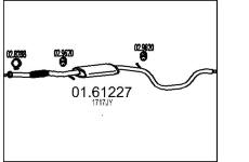 Zadní tlumič výfuku MTS 01.61227