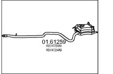 Zadni tlumic vyfuku MTS 01.61259