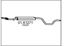 Zadní tlumič výfuku MTS 01.61271