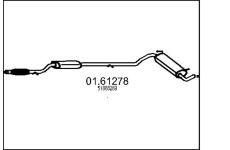 Zadní tlumič výfuku MTS 01.61278