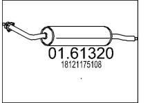 Zadní tlumič výfuku MTS 01.61320