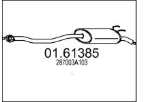 Zadní tlumič výfuku MTS 01.61385