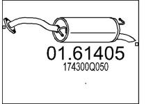 Zadní tlumič výfuku MTS 01.61405