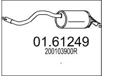 Zadní tlumič výfuku MTS 01.61409