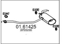 Zadní tlumič výfuku MTS 01.61425