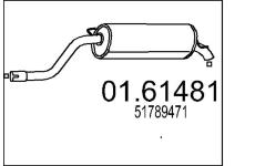 Zadní tlumič výfuku MTS 01.61481