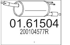 Zadní tlumič výfuku MTS 01.61504