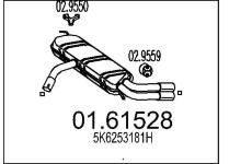 Zadní tlumič výfuku MTS 01.61528