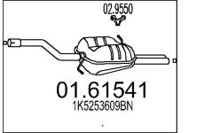 Zadní tlumič výfuku MTS 01.61541