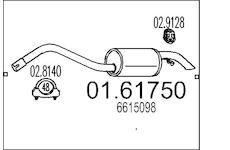 Zadní tlumič výfuku MTS 01.61750