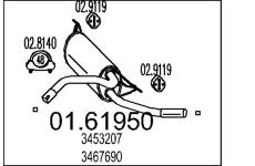 Zadní tlumič výfuku MTS 01.61950