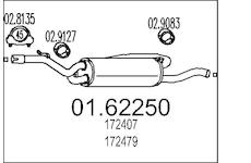 Zadní tlumič výfuku MTS 01.62250