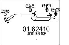 Zadni tlumic vyfuku MTS 01.62410