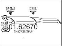 Zadní tlumič výfuku MTS 01.62670
